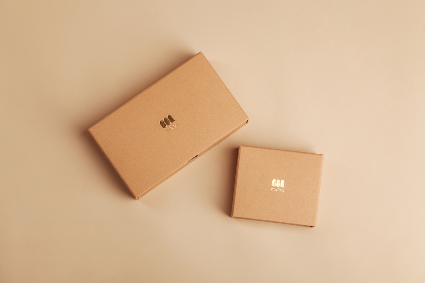 Kraft packaging boxes prepared for a gifting programme